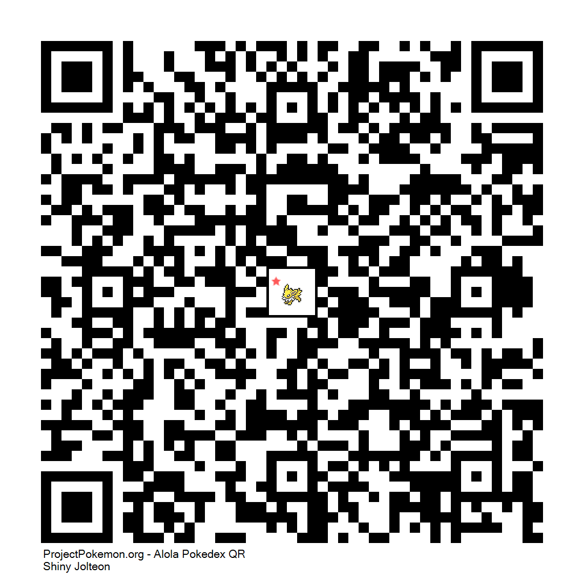 Cdigo QR de Jolteon variocolor